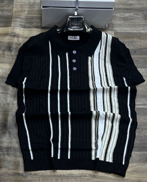 Polo Rayé Élégant