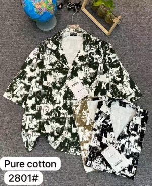 Men's Stylish Printed Cotton Shirt