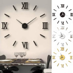 Frameless wall clock