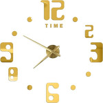 Modern 3D Mirror Wall Clock