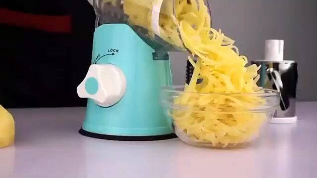 Manual Rotary Vegetable Grater and Slicer